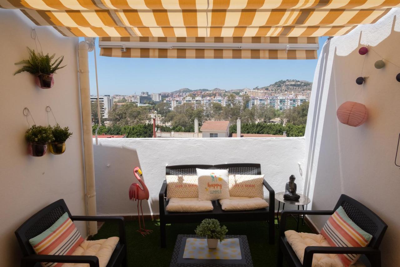 Penthouse City Center Private Terrace Wifi Малага Экстерьер фото