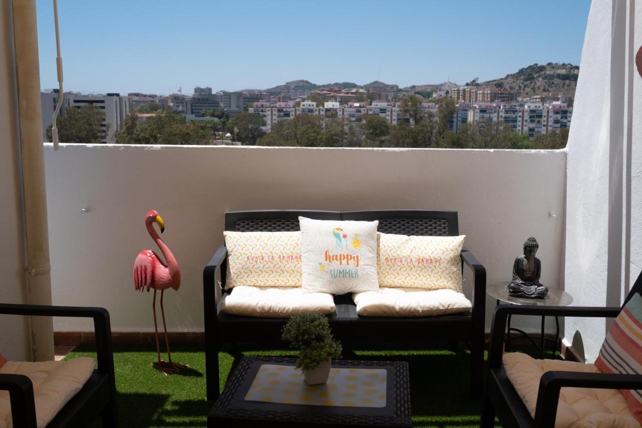 Penthouse City Center Private Terrace Wifi Малага Экстерьер фото