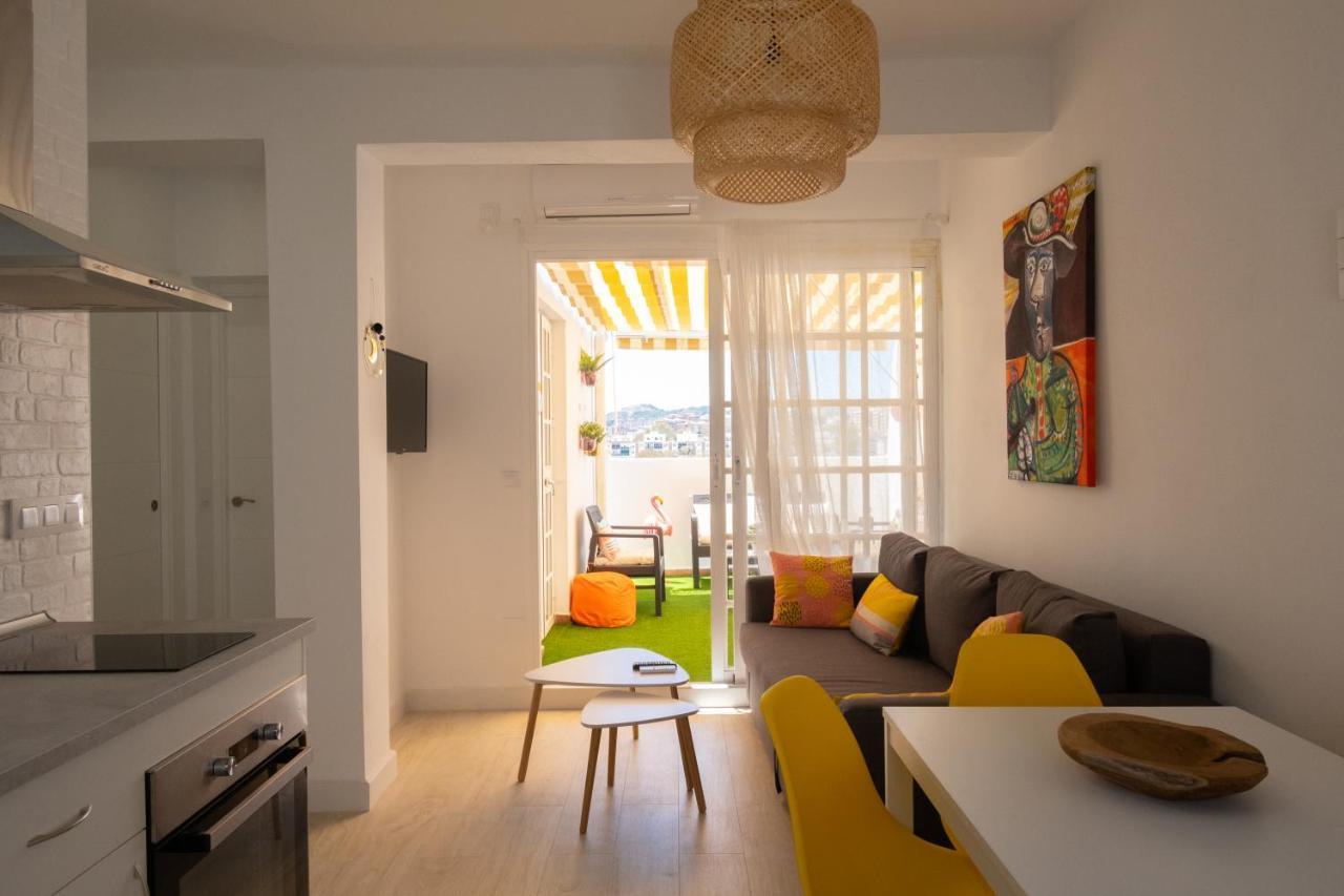 Penthouse City Center Private Terrace Wifi Малага Экстерьер фото