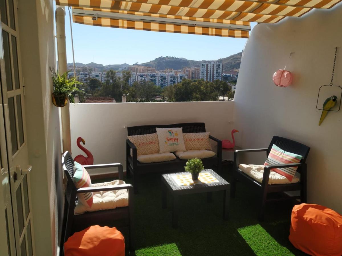 Penthouse City Center Private Terrace Wifi Малага Экстерьер фото